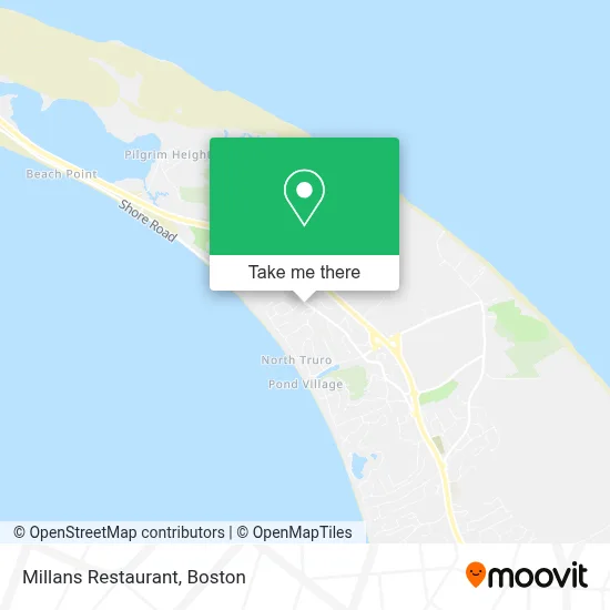 Millans Restaurant map
