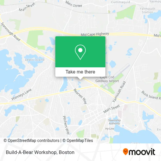 Build-A-Bear Workshop map