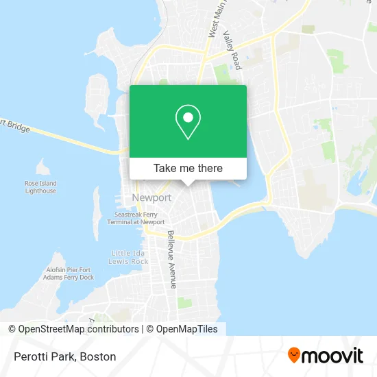 Perotti Park map