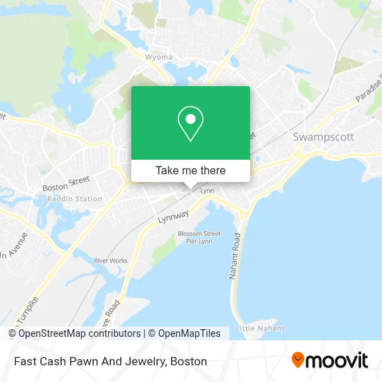 Fast Cash Pawn And Jewelry map