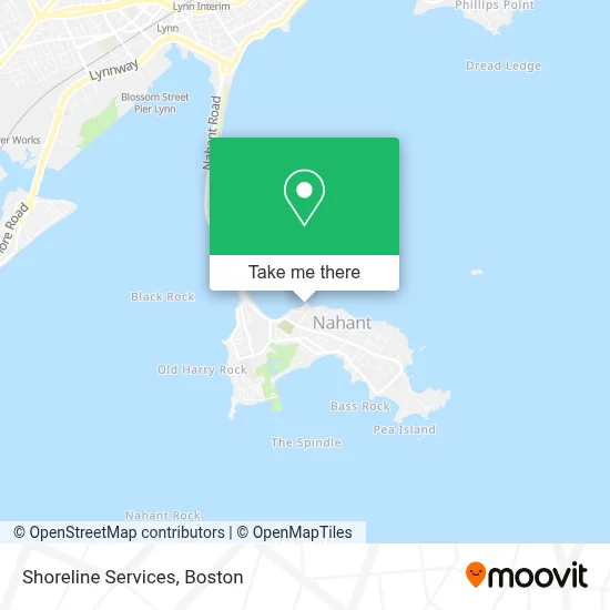 Shoreline Services map
