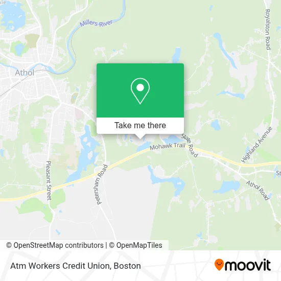 Atm Workers Credit Union map