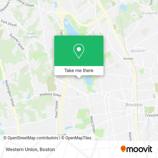Western Union map