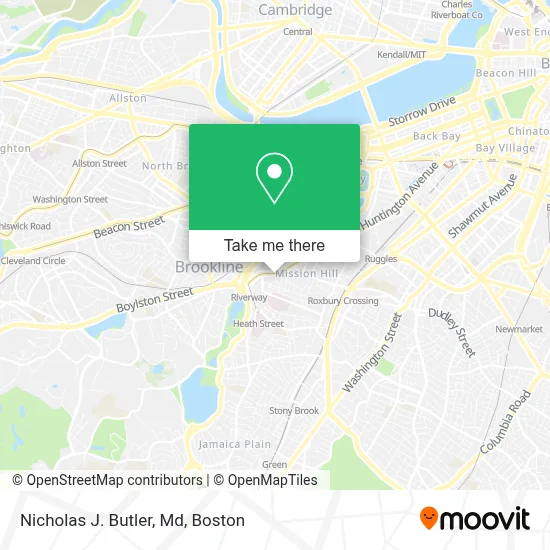 Nicholas J. Butler, Md map