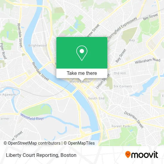Liberty Court Reporting map