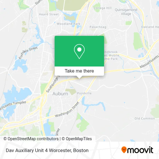 Dav Auxiliary Unit 4 Worcester map