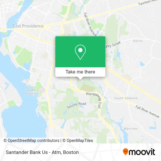 Santander Bank Us - Atm map