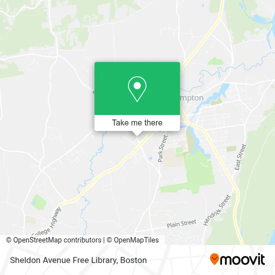 Sheldon Avenue Free Library map