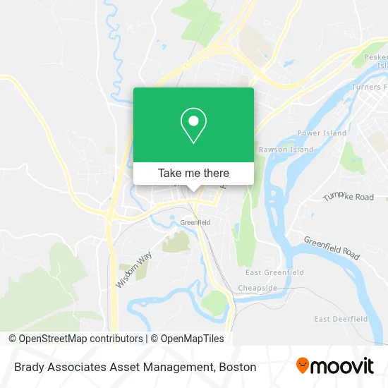 Brady Associates Asset Management map
