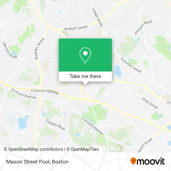 Mason Street Pool map