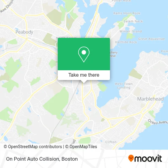 On Point Auto Collision map