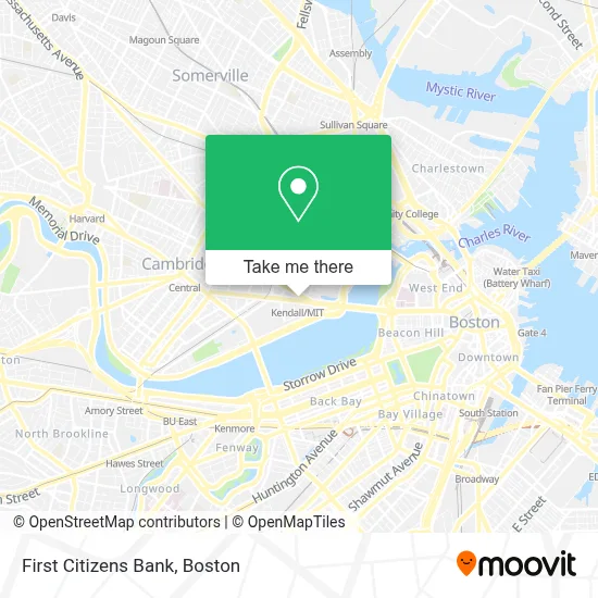 First Citizens Bank map