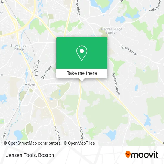 Jensen Tools map