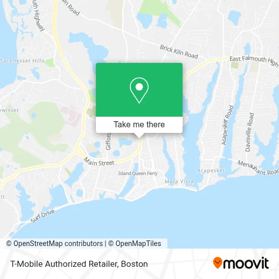 T-Mobile Authorized Retailer map
