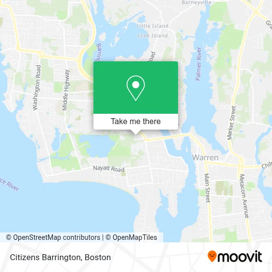 Citizens Barrington map