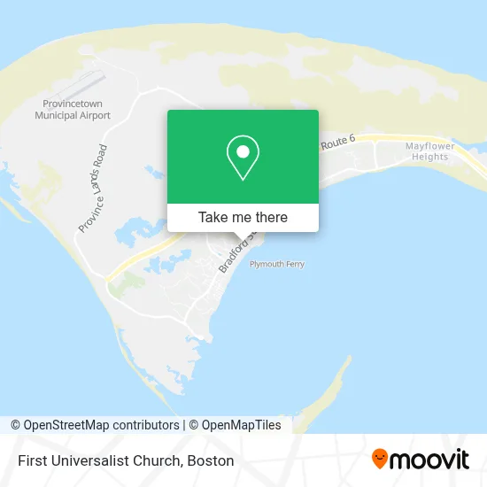 First Universalist Church map