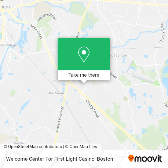 Welcome Center For First Light Casino map