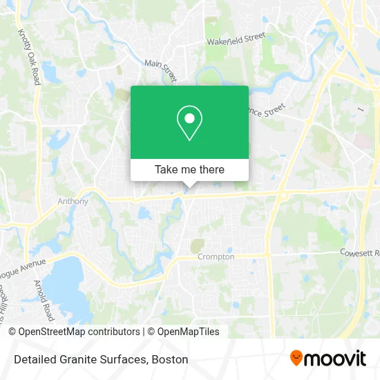 Detailed Granite Surfaces map