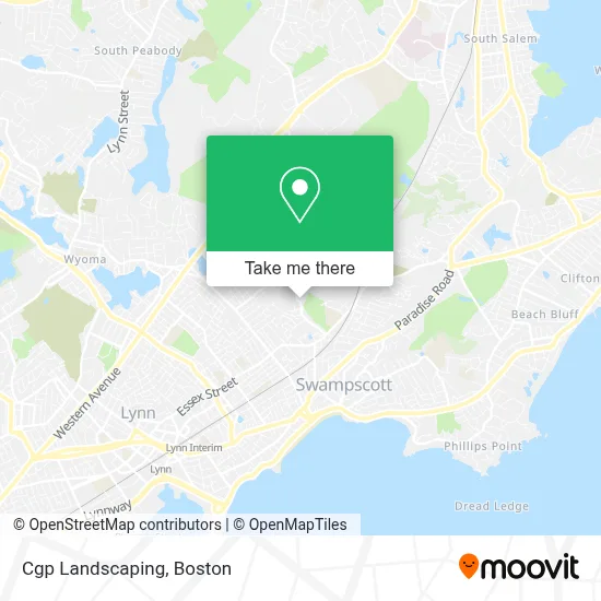 Cgp Landscaping map