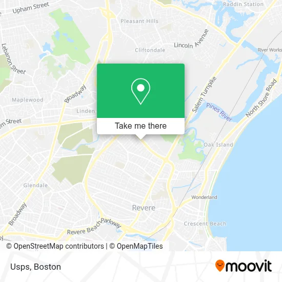 Usps map