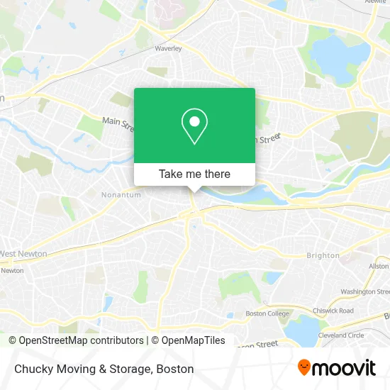 Chucky Moving & Storage map