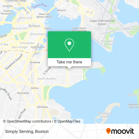 Simply Serving map