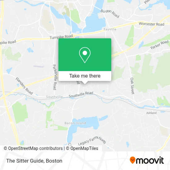 The Sitter Guide map