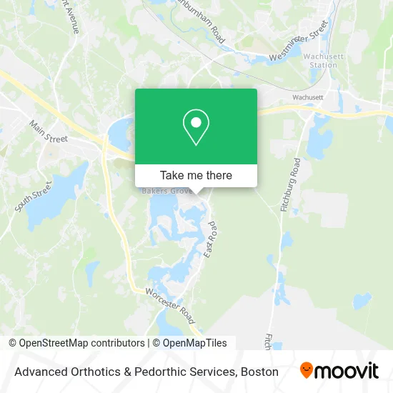 Advanced Orthotics & Pedorthic Services map