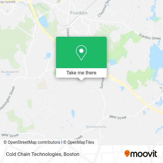 Cold Chain Technologies map