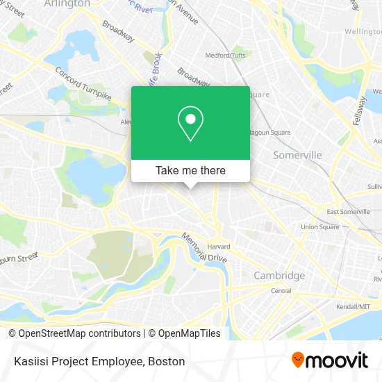 Kasiisi Project Employee map