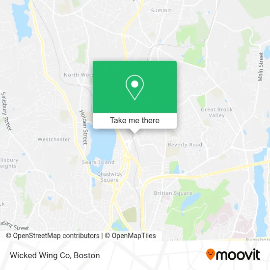 Wicked Wing Co map