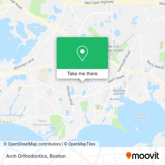 Arch Orthodontics map