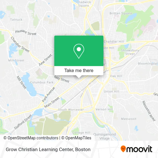 Grow Christian Learning Center map