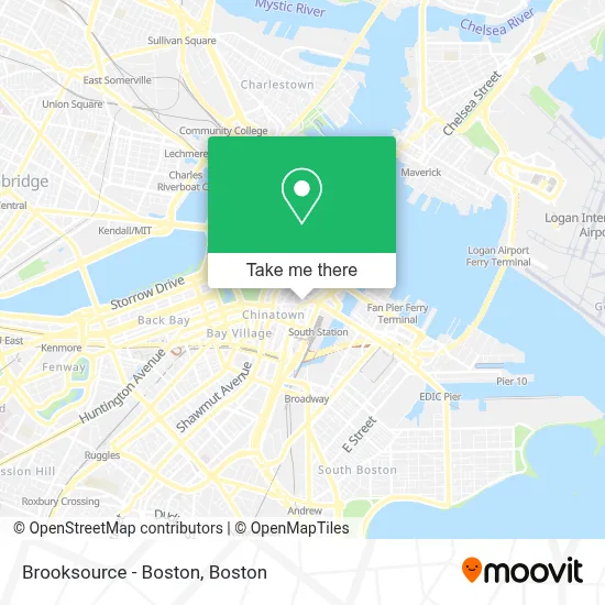Brooksource - Boston map