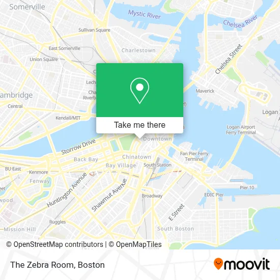 The Zebra Room map
