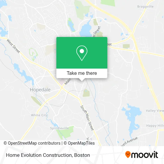 Home Evolution Construction map