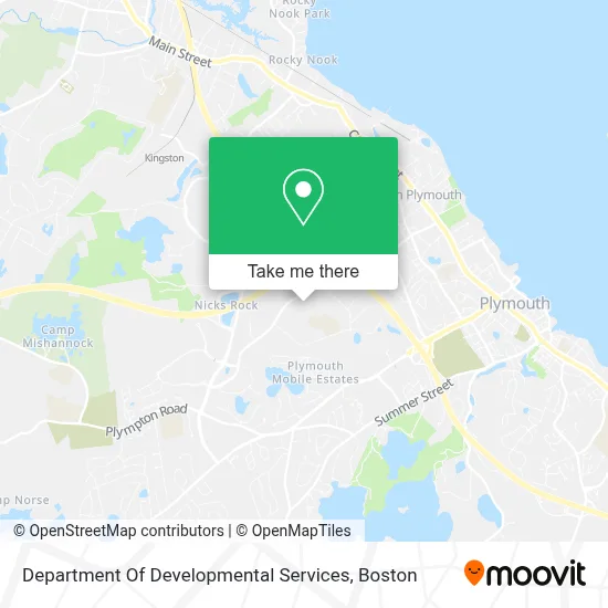 Department Of Developmental Services map