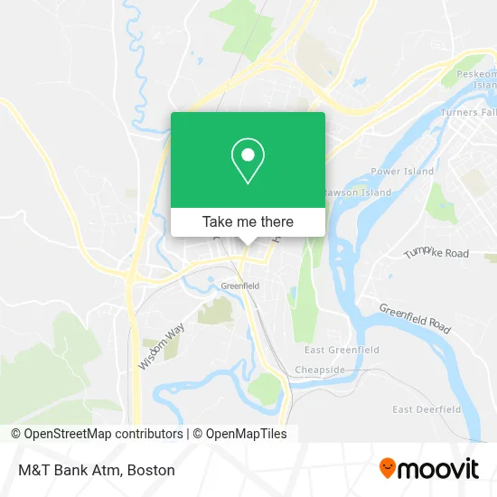M&T Bank Atm map