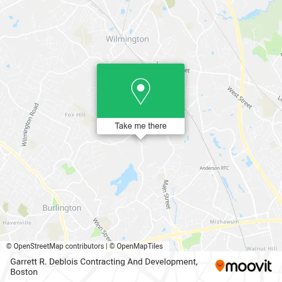 Garrett R. Deblois Contracting And Development map