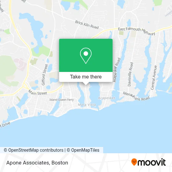 Apone Associates map