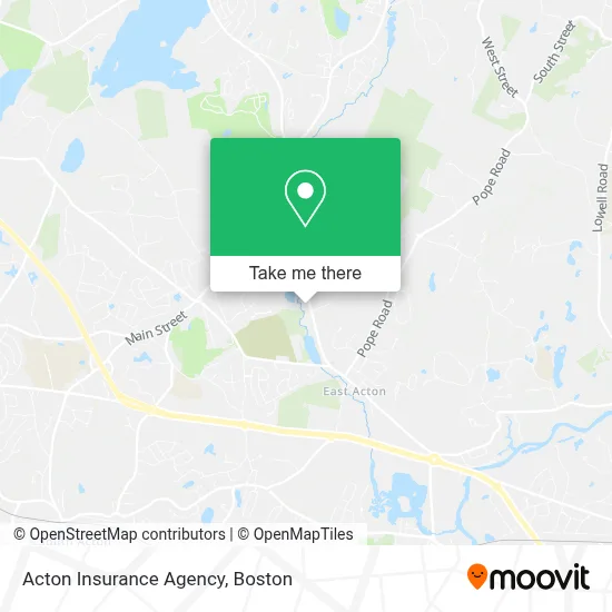 Acton Insurance Agency map