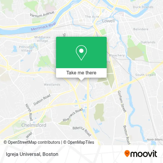 Igreja Universal map
