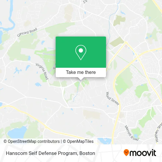 Hanscom Self Defense Program map