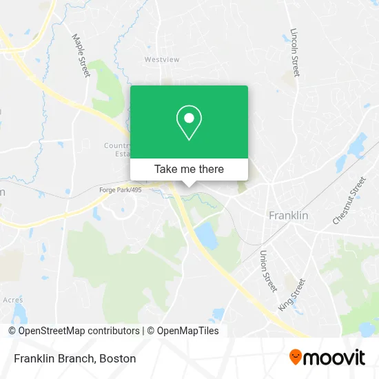 Franklin Branch map