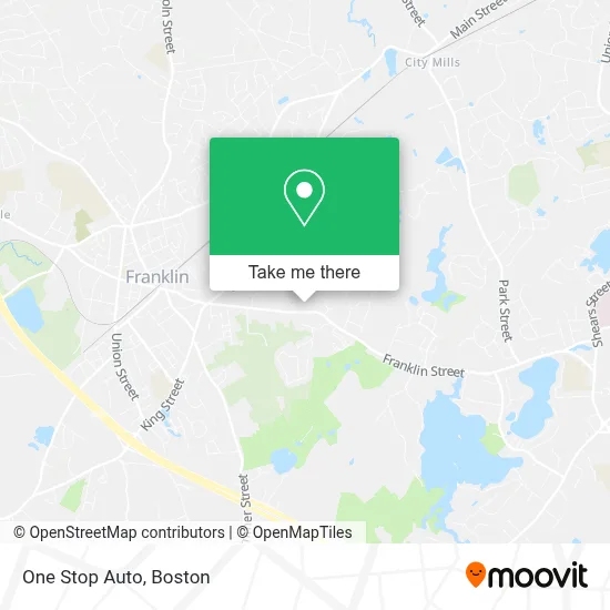 One Stop Auto map