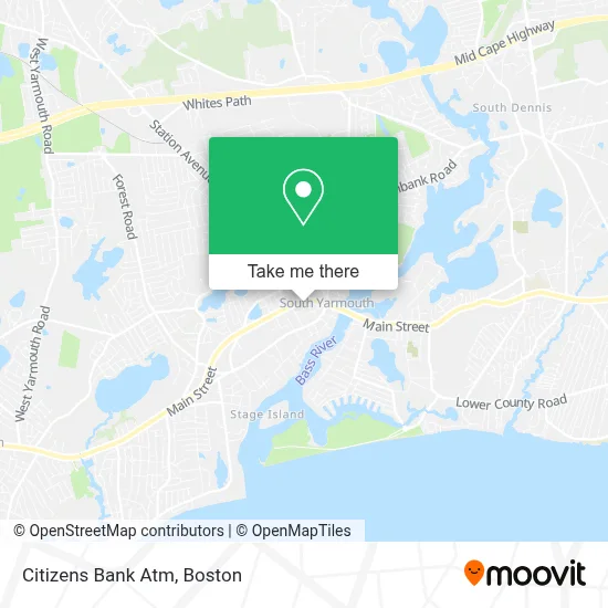 Citizens Bank Atm map