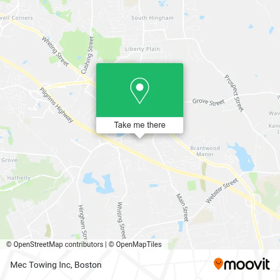 Mec Towing Inc map