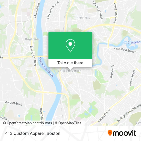 413 Custom Apparel map