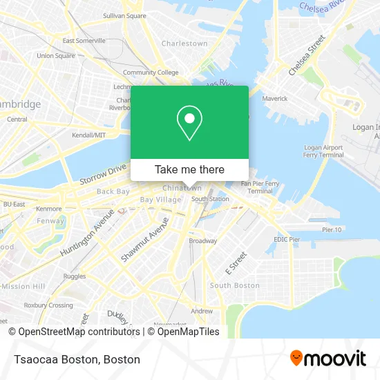 Tsaocaa Boston map