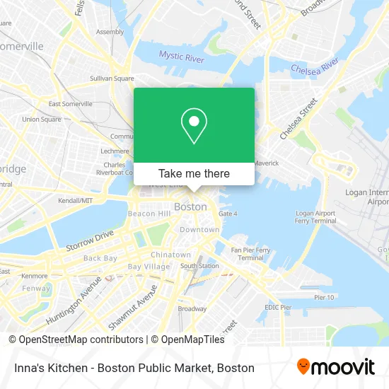 Inna's Kitchen - Boston Public Market map
